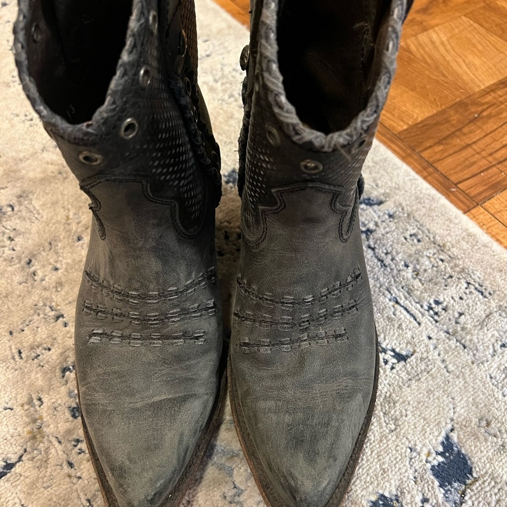 Liberty Black Navy Grey Boots